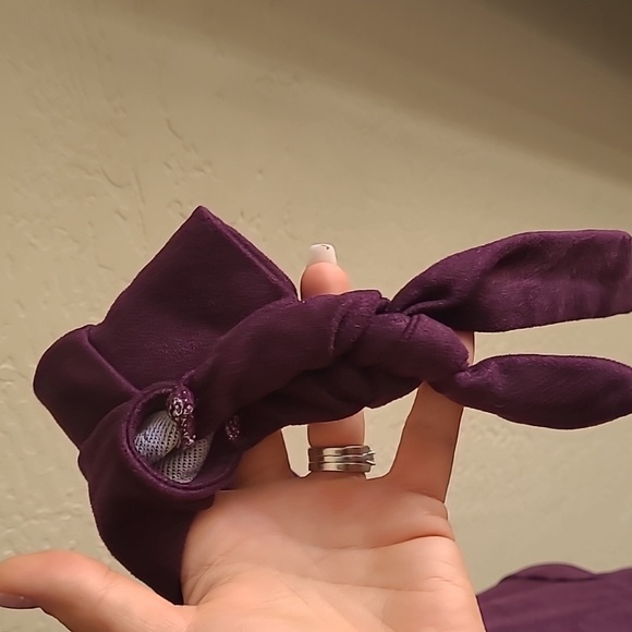 Lazy Sundays Purple Suede French Terry Shift Dress - Picture 5 of 7